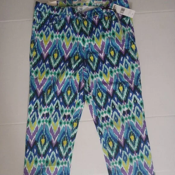 JONES NEW YORK CITY CUFFED CAPRI PANTS - Picture 10 of 15